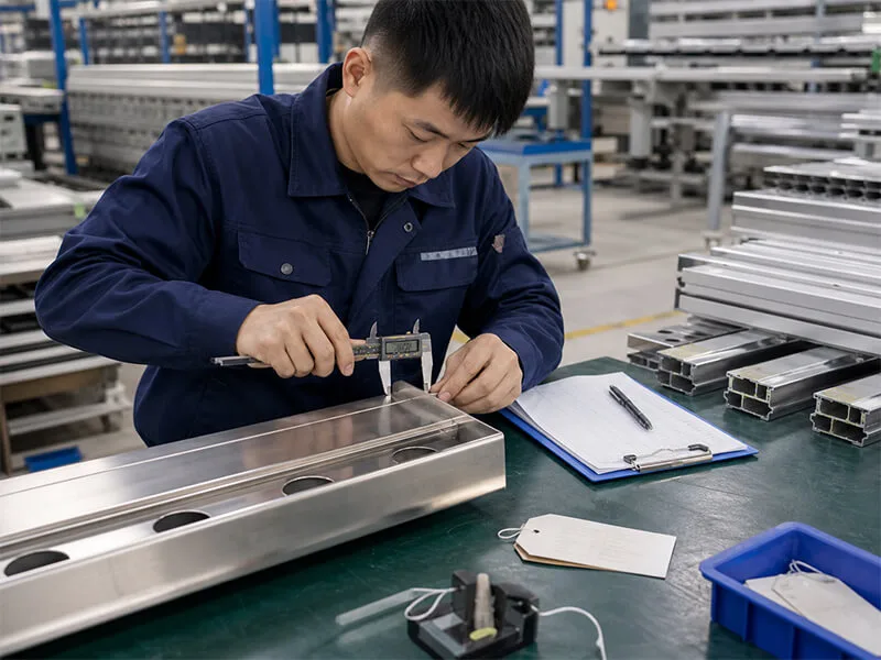 Material verification during Aurlgrow container farm production