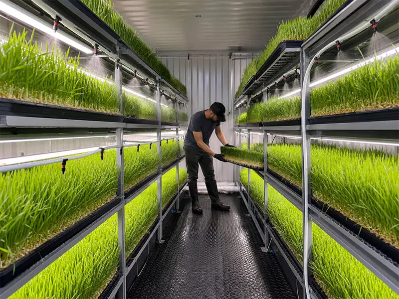 Fodder container farm