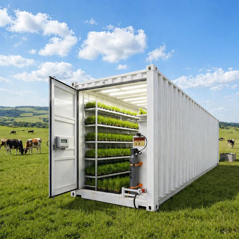 Aurlgrow leafy greens container farm