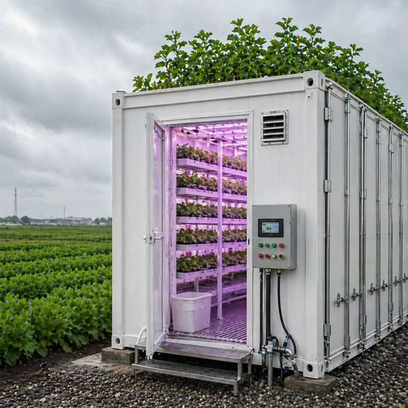Aurlgrow leafy greens container farm